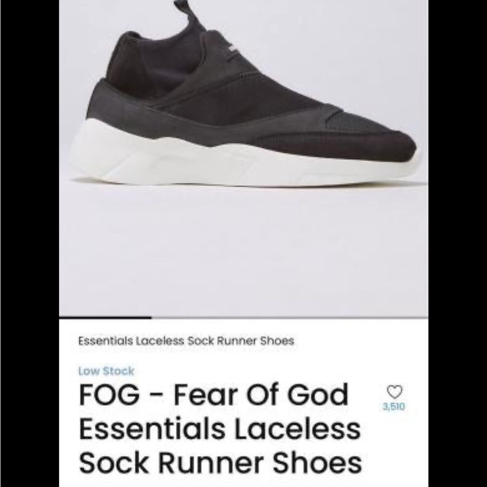 Fear Of God trainers never worn
